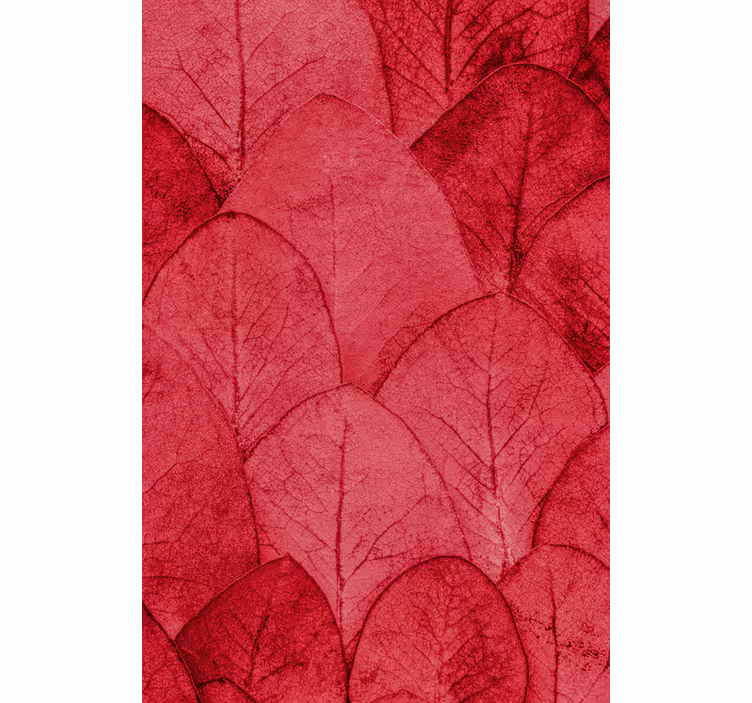 Magenta Purple Leaves Living room blind - TenStickers