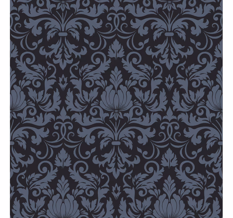 Dark damask ornaments Classic blind - TenStickers