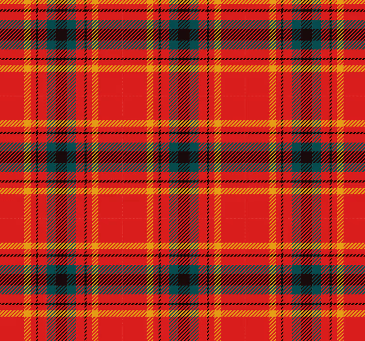 Christmas red tartan texture roller blind - TenStickers