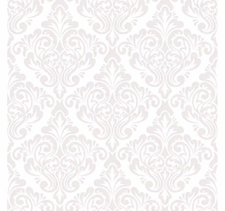 White Damask Pattern Living room blind - TenStickers