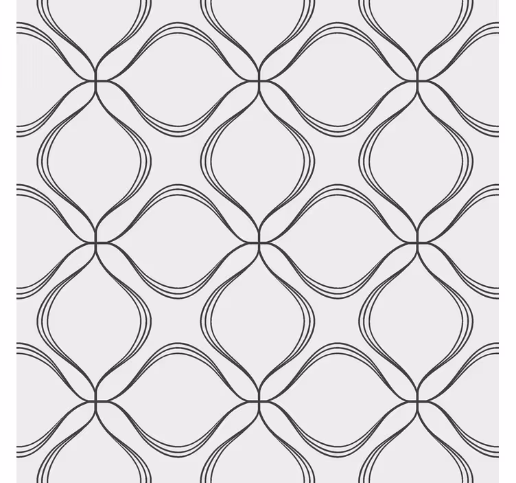 Abstract cross leaf pattern modern roller blind - TenStickers
