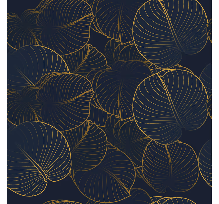 Big leaves pattern elegant roller blind - TenStickers