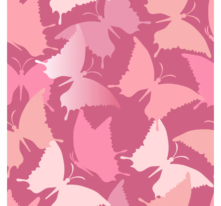 Pink background butterfly blind - TenStickers