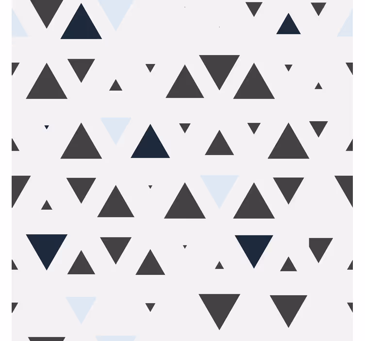 Minimalistic triangle pattern scandinavian blind - TenStickers