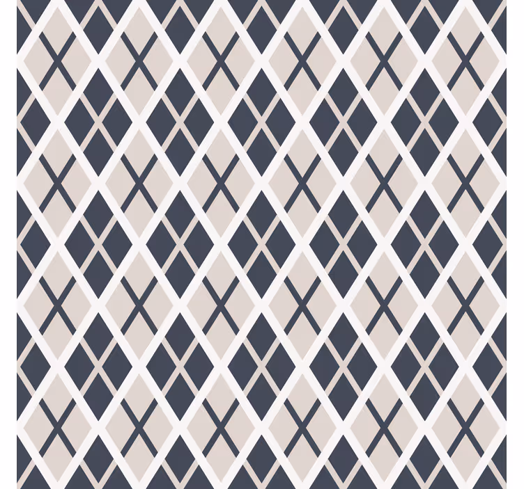 Rhombuses pattern scandinavian blind - TenStickers