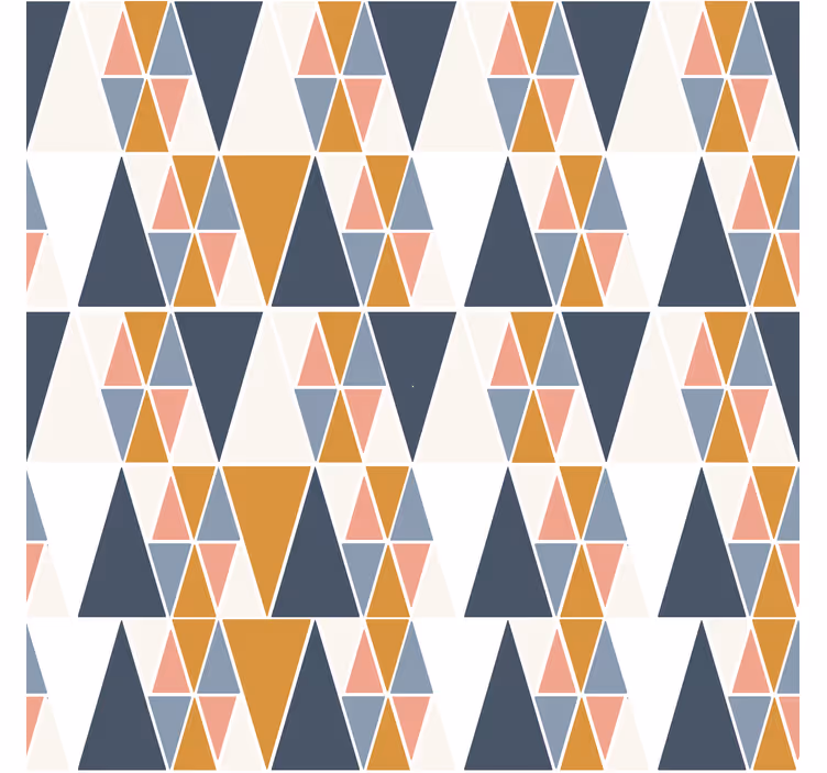 Triangle pattern scandinavian blind - TenStickers