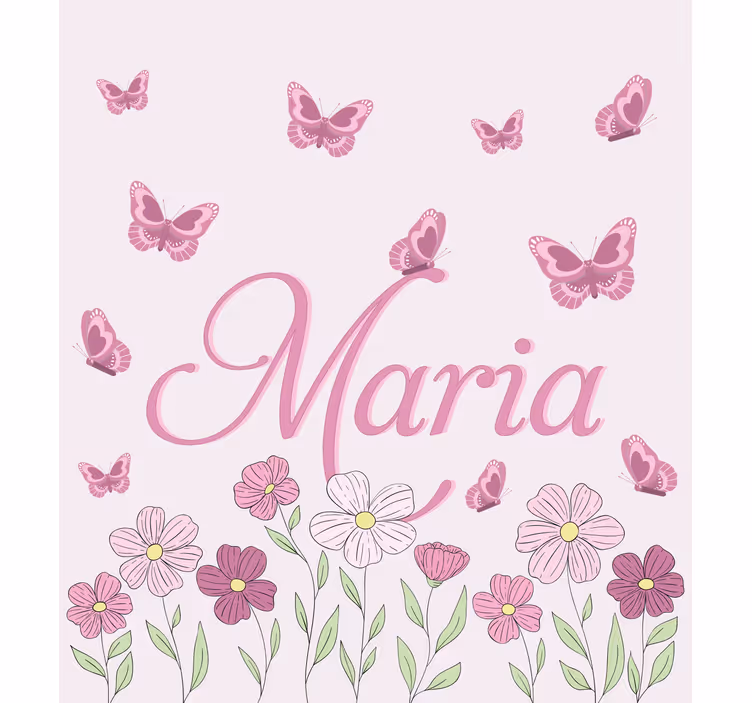Flowers and butterflies customised blind - TenStickers