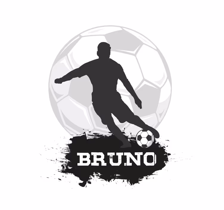 Customisable football ball soccer blind  - TenStickers