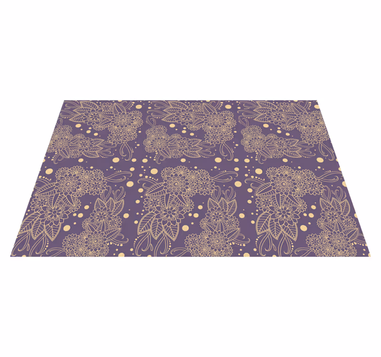 Placemat with botanical illustration design - TenStickers