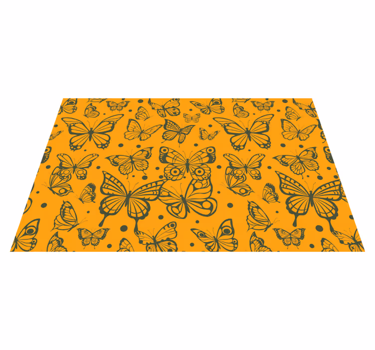 Original placemat with butterfly pattern design - TenStickers