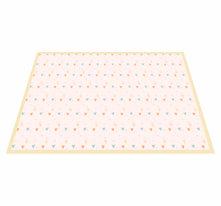 Heart shape  Vinyl placemats - TenStickers