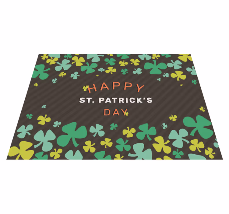Halloween placemat happy st. patrick's day - TenStickers