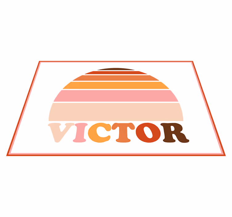 Personalisable placemat customizable name placemat - TenStickers