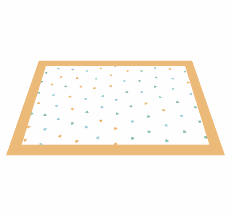 Personalisable placemat with elegant triangle design - TenStickers