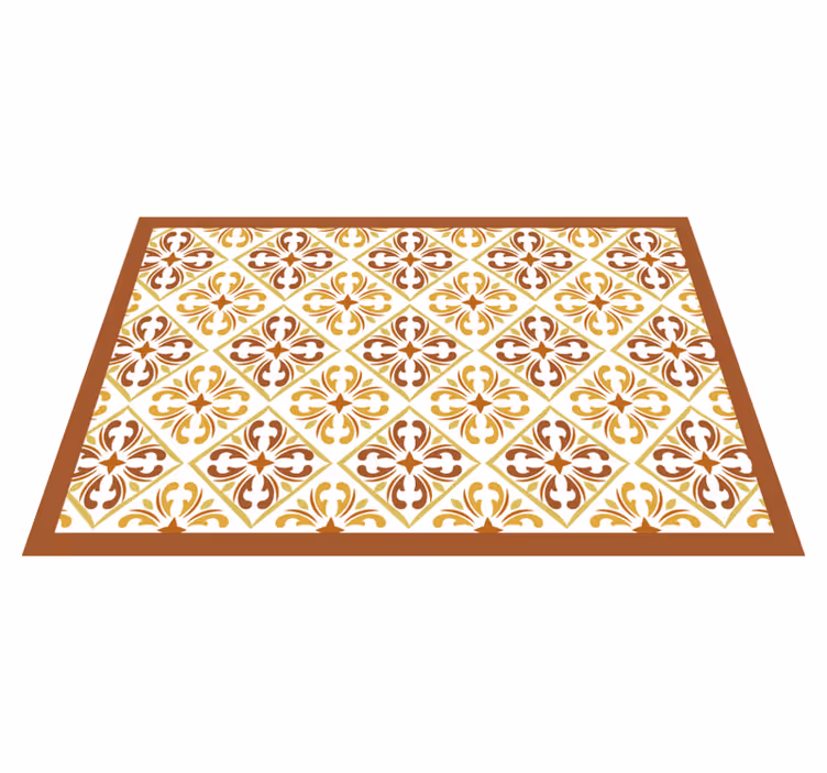 Elegant geometric pattern placemat - TenStickers