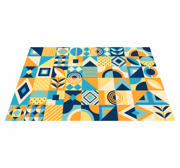 Modern placemat geometric pattern design - TenStickers