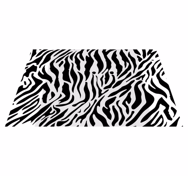 Zebra print surface placemat - TenStickers