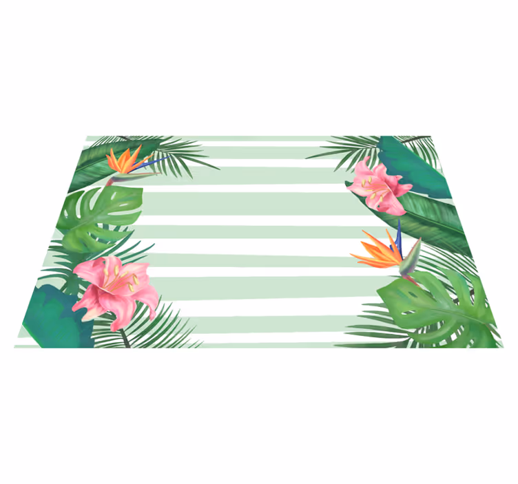 Original placemat with tropical leaf design - TenStickers