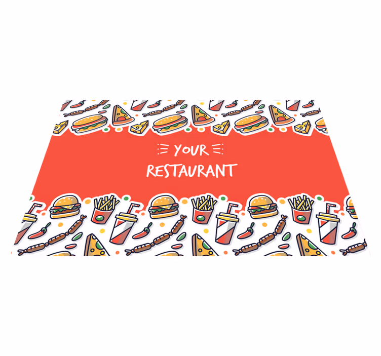 Original placemat food-themed art design - TenStickers