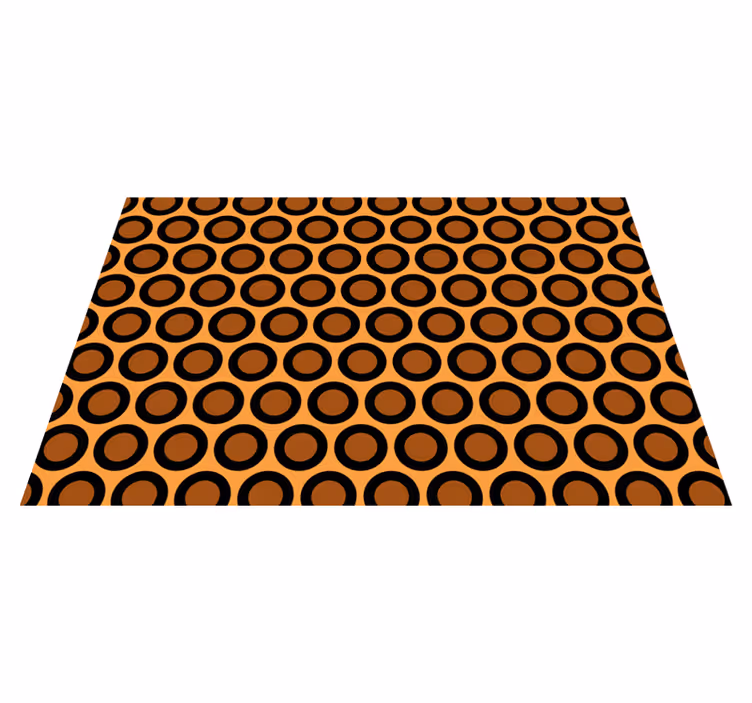Modern placemat with circular pattern design - TenStickers