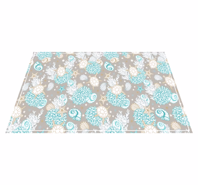 Original placemat with shell-patterned surface - TenStickers
