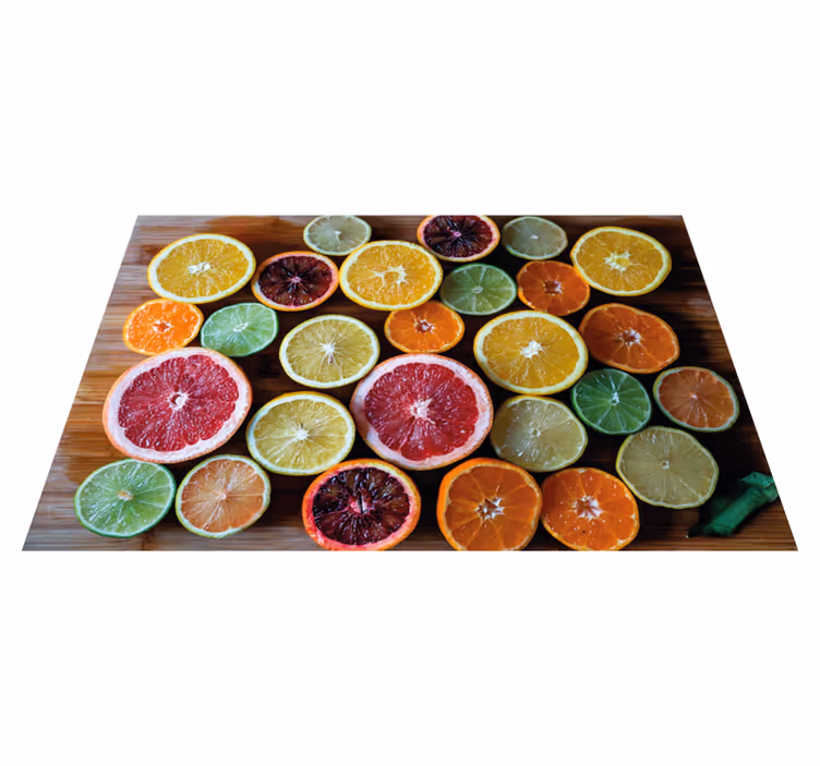 Original placemat citrus fruit design - TenStickers