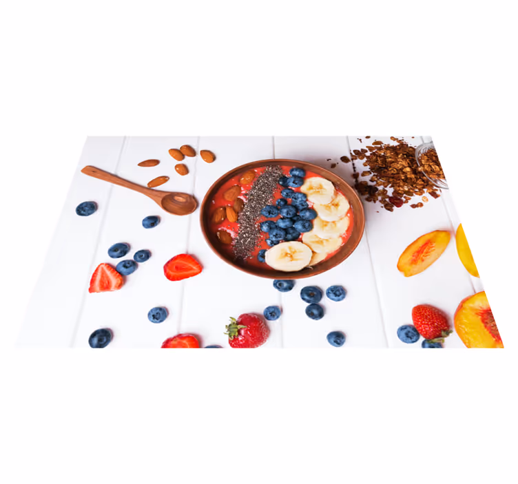 Original placemat bowl of fruit - TenStickers