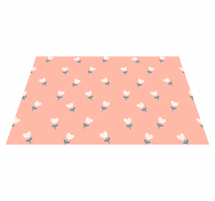 Original placemat with charming floral design - TenStickers