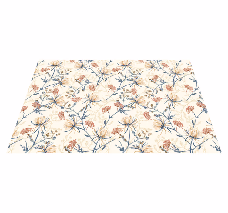 Original placemat floral design tabletop - TenStickers
