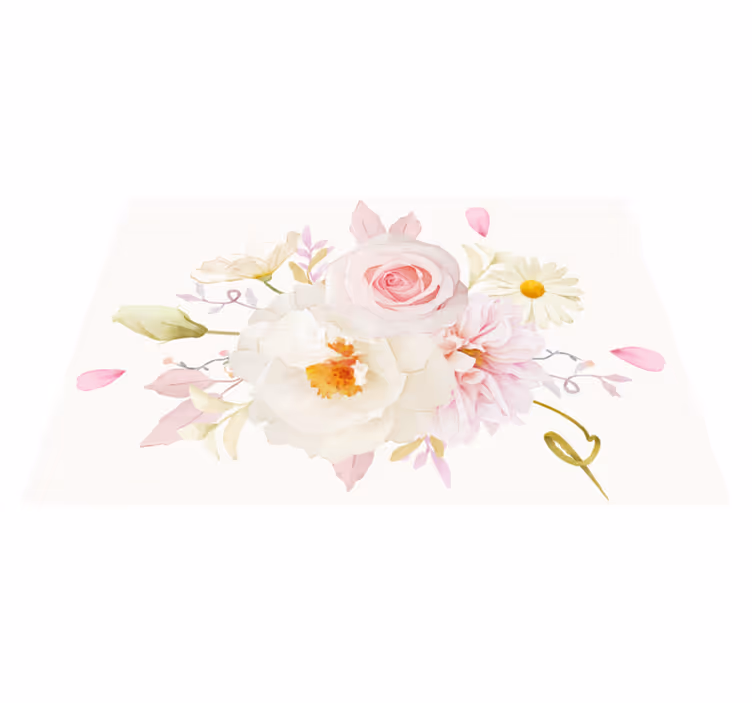 Original placemat floral arrangement delight - TenStickers