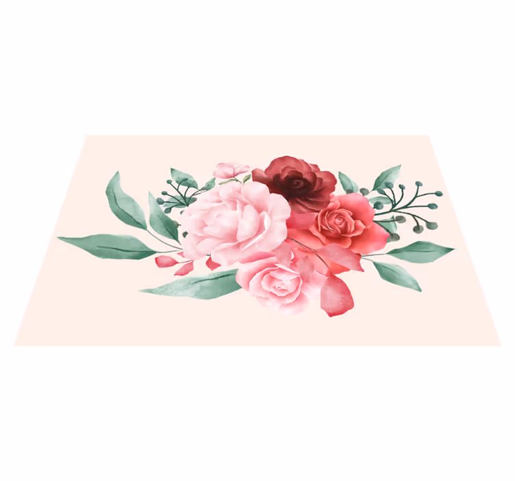 Original placemat floral design - TenStickers