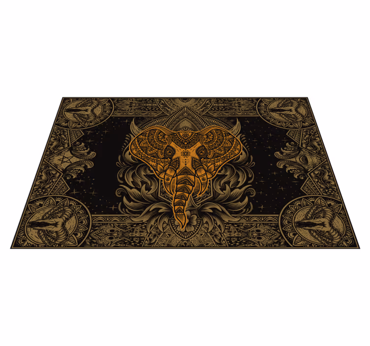 Original placemat with detailed elephant design - TenStickers