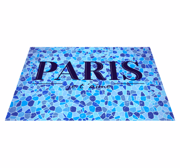 Placemat with quote love is a journey, not a destination - TenStickers