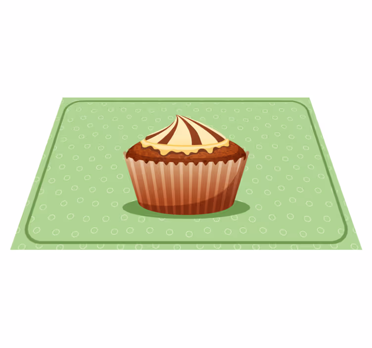 Original placemat cupcake design - TenStickers