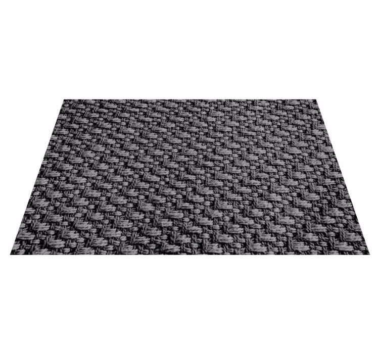 Grey textured pattern modern placemats - TenStickers