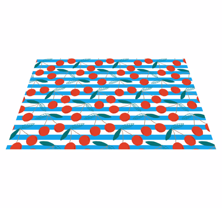 Original placemat with cherry patterned surface - TenStickers