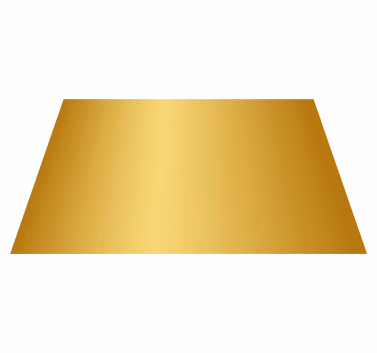 Modern placemat with golden gradient finish - TenStickers