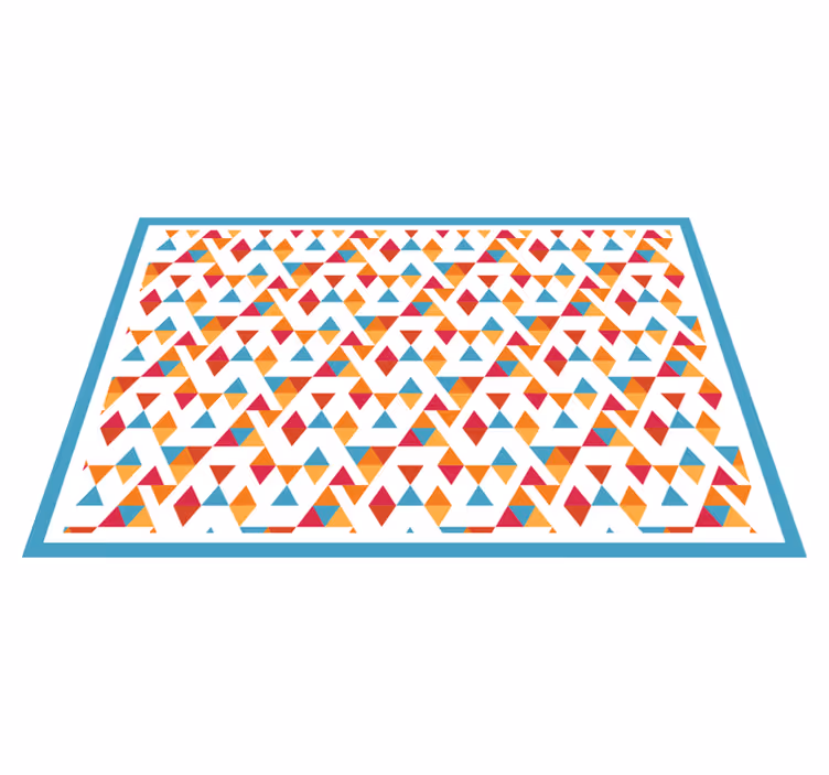 Original placemat vibrant geometric design - TenStickers