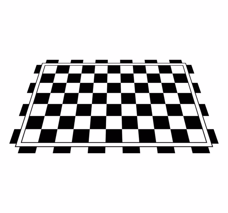 Chess board original placemats - TenStickers