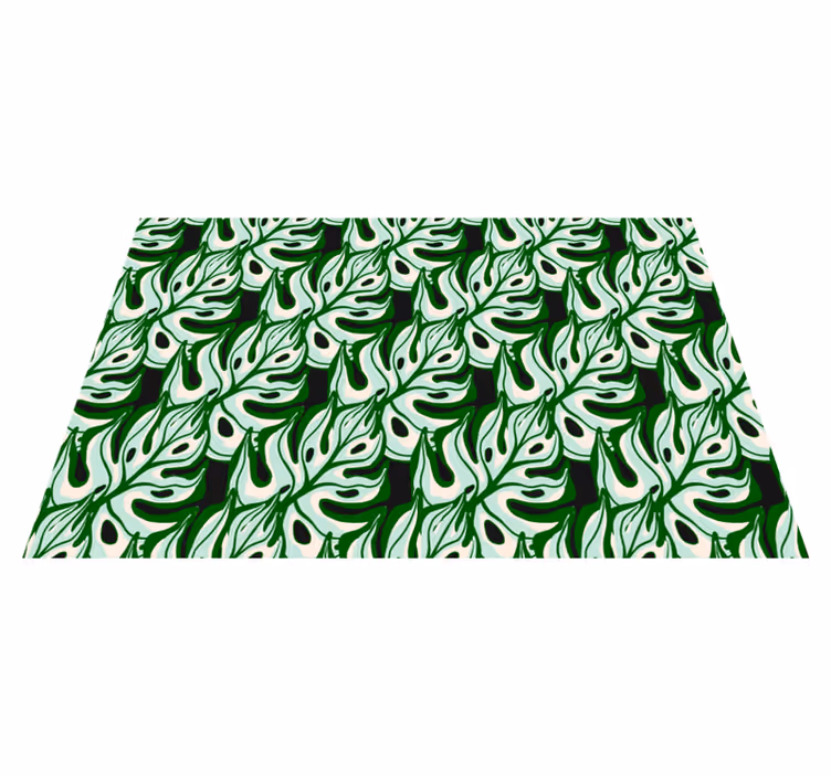 Original placemat lush leaf design - TenStickers