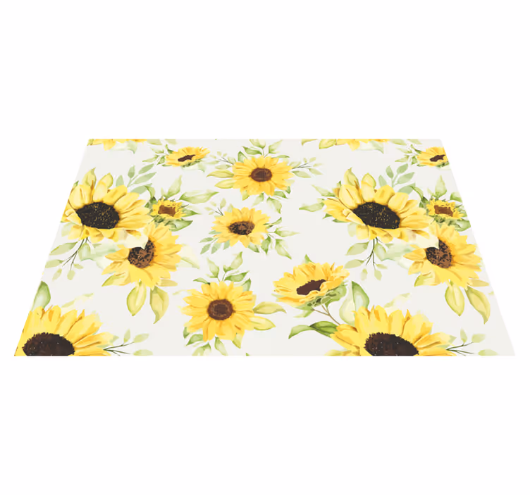 Original placemat sunflower design - TenStickers