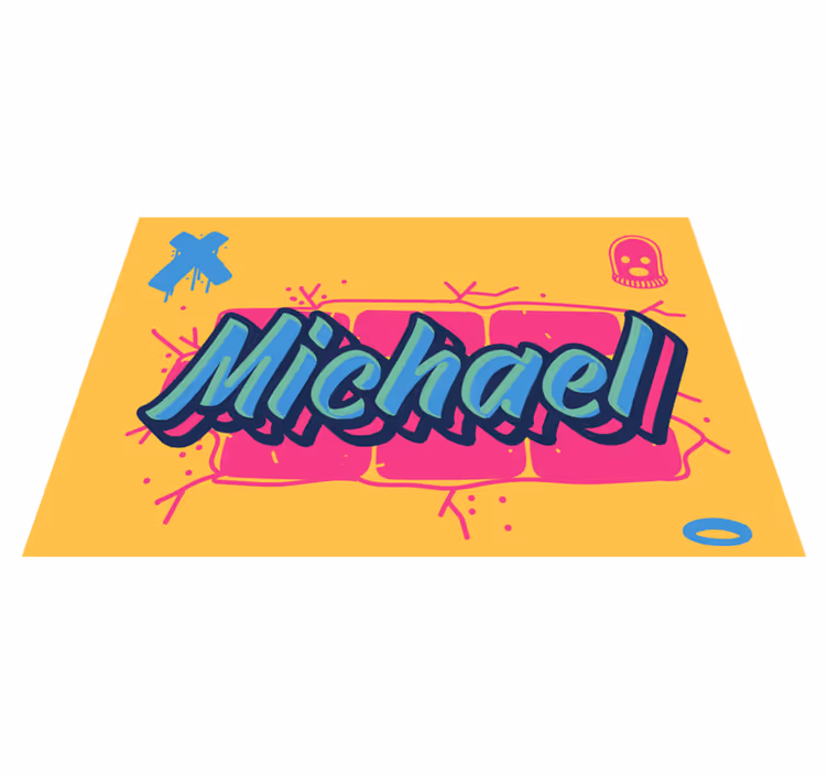 Personalisable placemat your name here - TenStickers