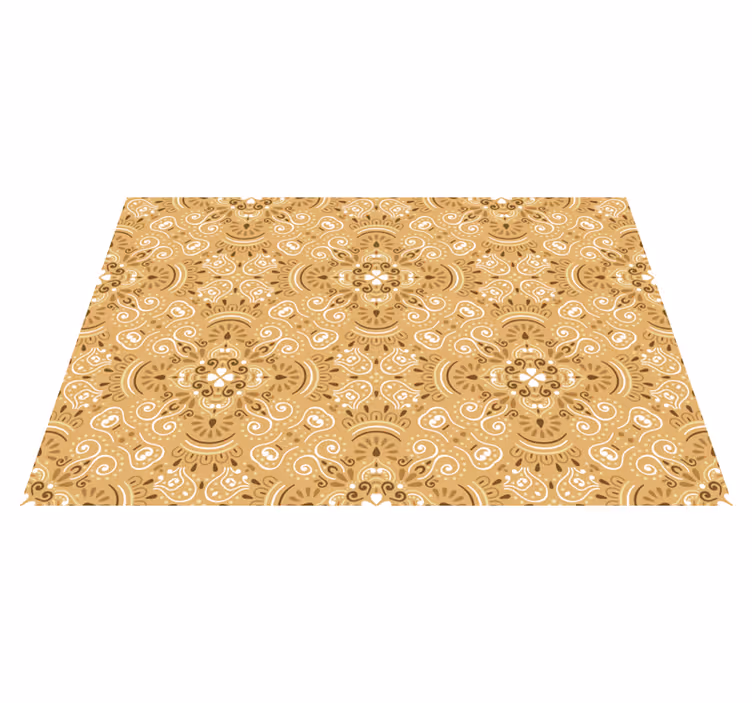 Placemat elegant floral design - TenStickers