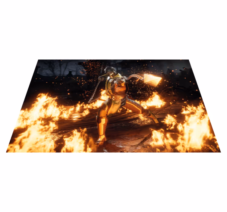 Original placemat fierce character design - TenStickers