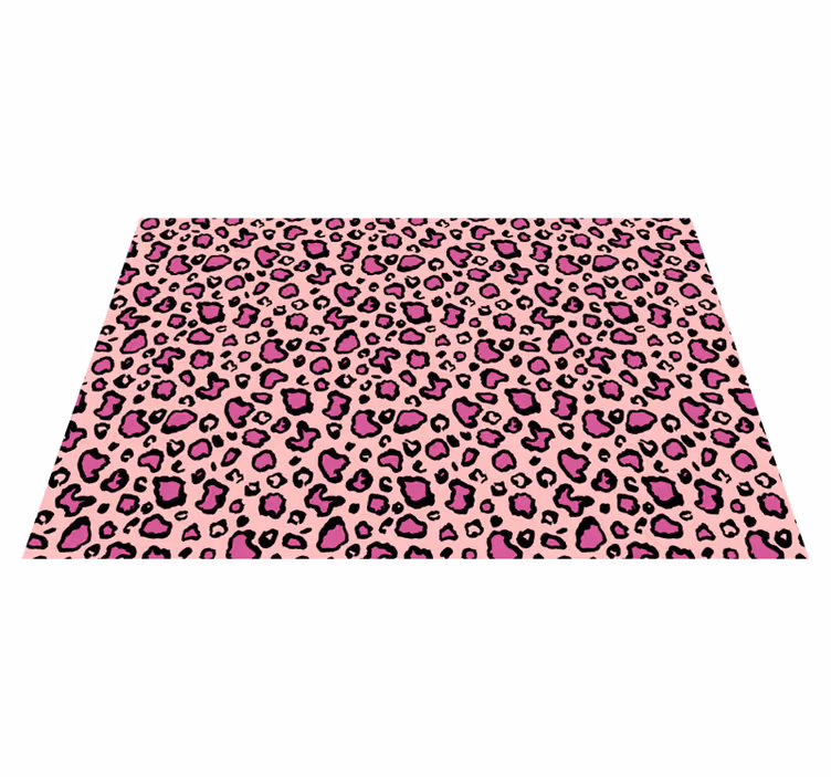 Original placemat pink leopard print design - TenStickers