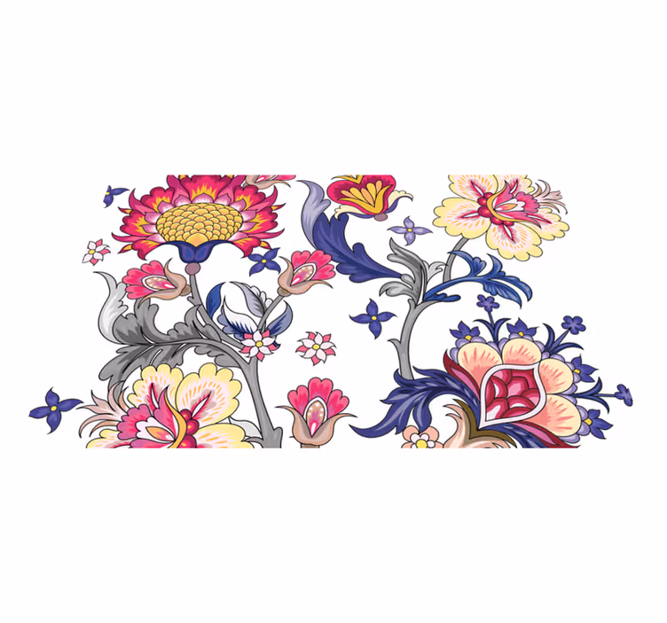 Original placemat with floral design elements - TenStickers
