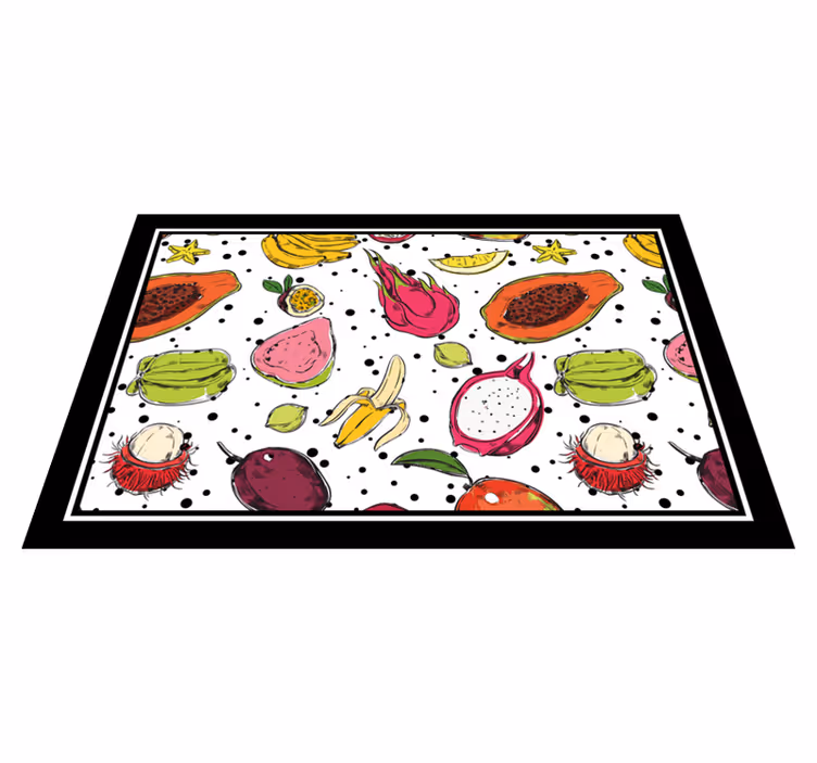 Original placemat with lively fruit design - TenStickers