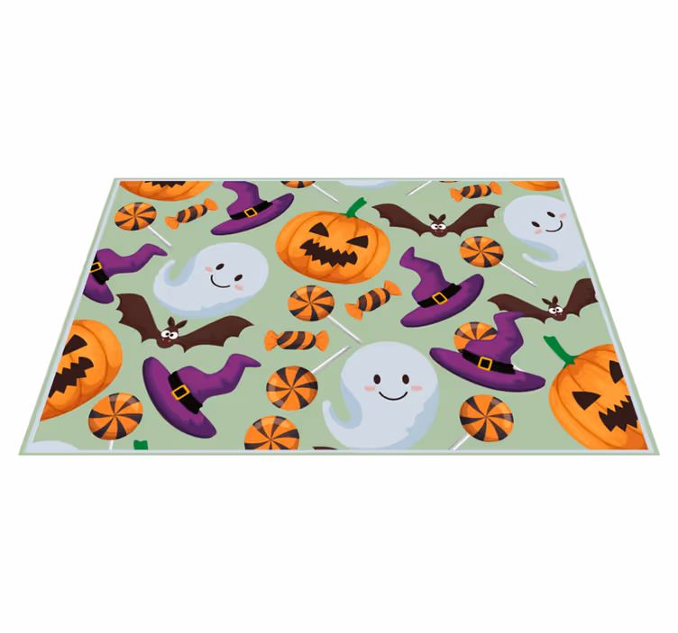 Cartoon ghosts pattern Halloween placemats - TenStickers