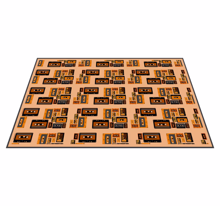 Original placemat retro cassette design - TenStickers