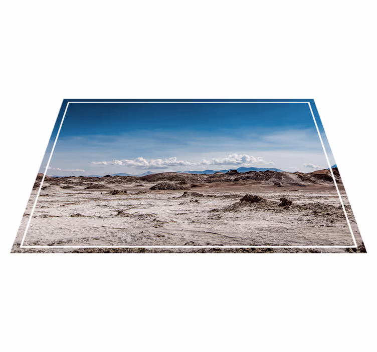 Modern placemat desert landscape design - TenStickers